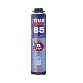 Пена монтаж. "TYTAN-65" О2 Профи 750мл зима  /65литров/